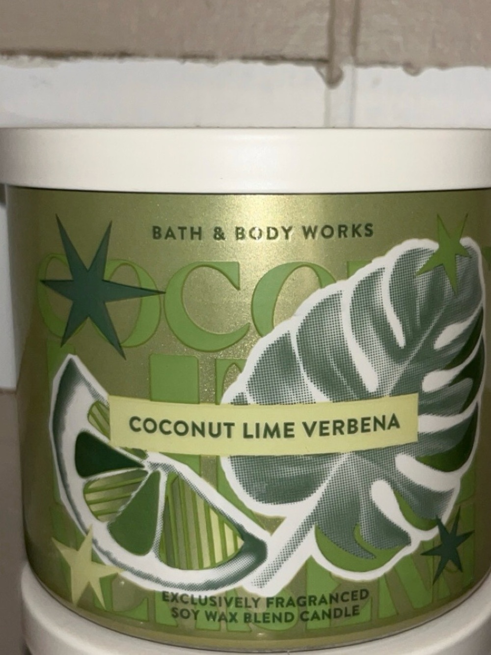 Bath & Body Works Coconut Lime Verbena Candle
